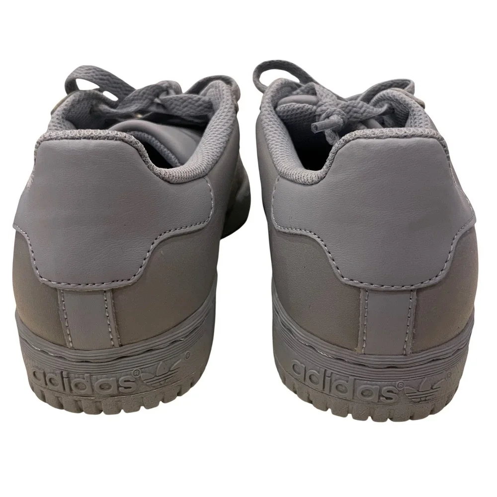 Adidas Yeezy Powerphase Sneakers Kids 4.5 Grey Leather Calabasas CG6422